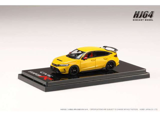Preorder - Q4 2023 - 1/64 Honda Civic Type R (FL5) Genuine Options, yellow