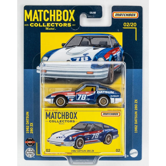 Matchbox Collectors - 1982 Datsun 280ZX #78, blue/white/red