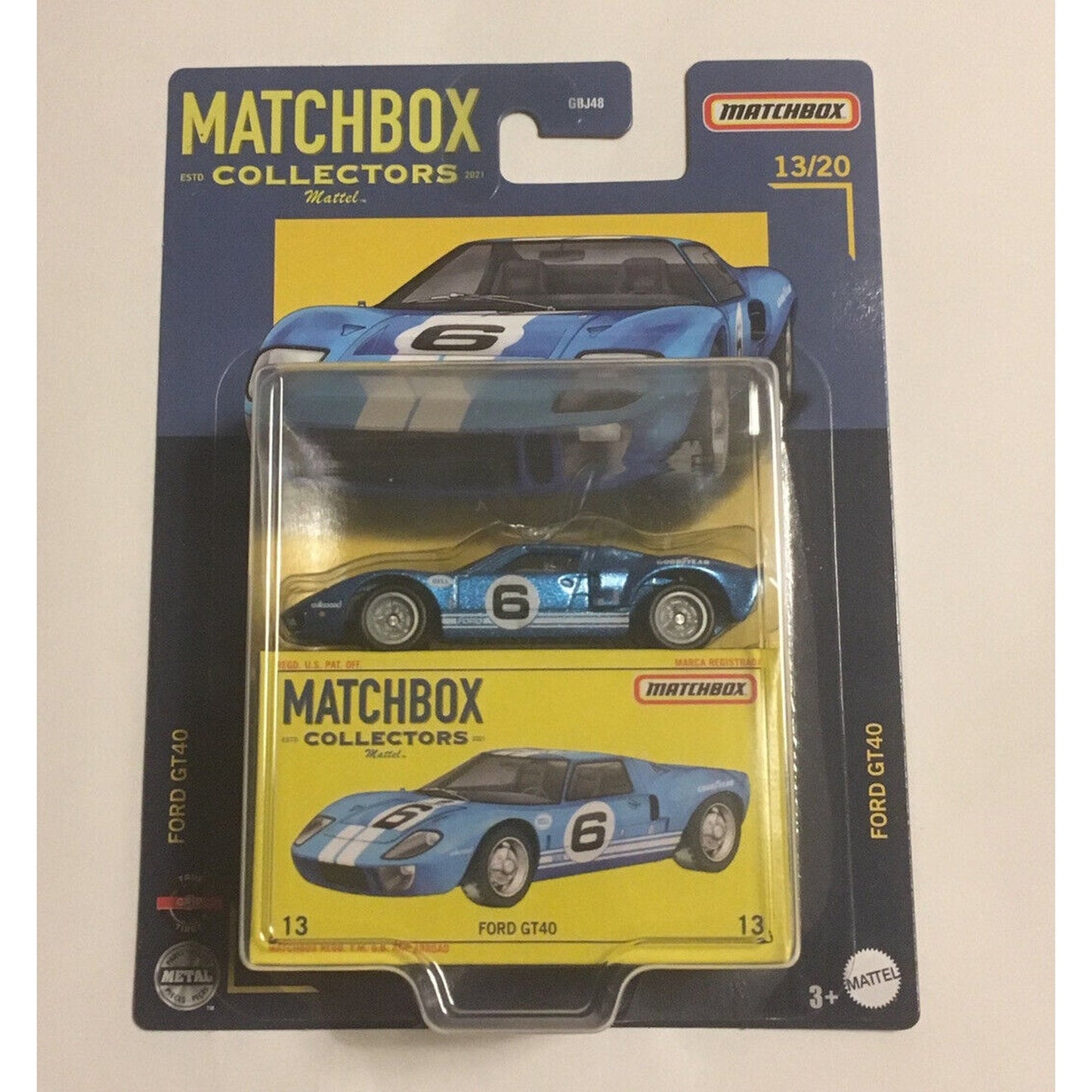 Matchbox Collectors -  Ford GT40, blue