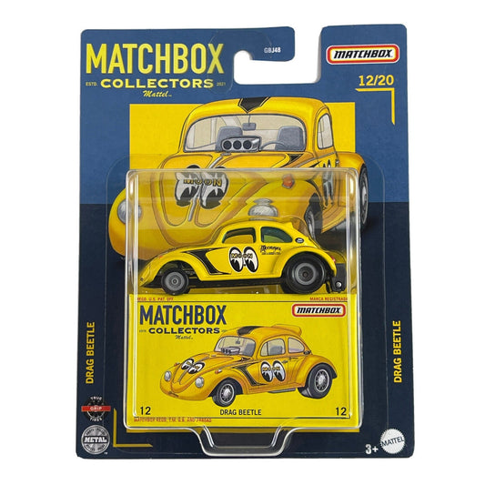 Matchbox Collectors - Volkswagen Beetle, Mooneyes - yellow